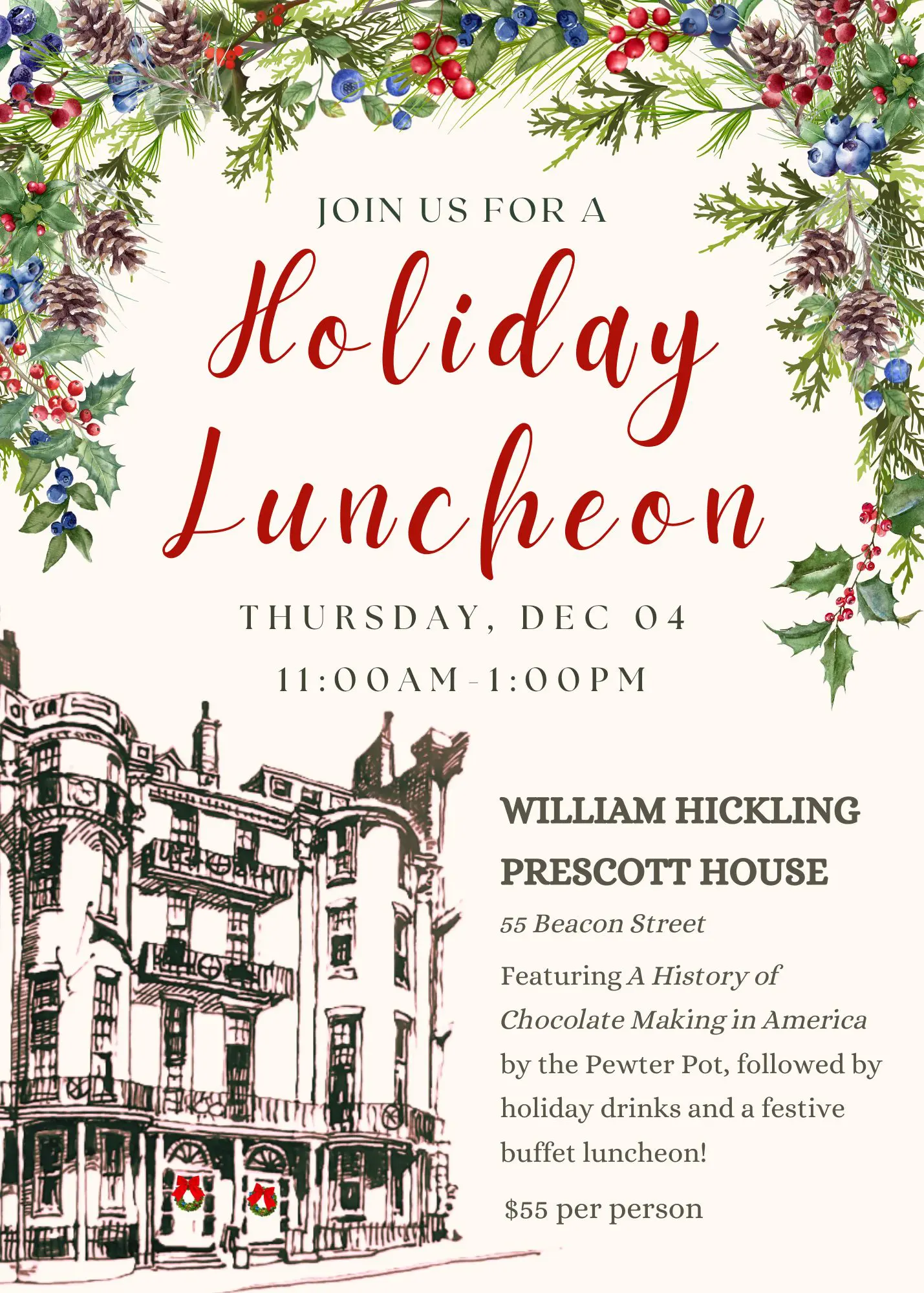 christmas Luncheon, area gathering